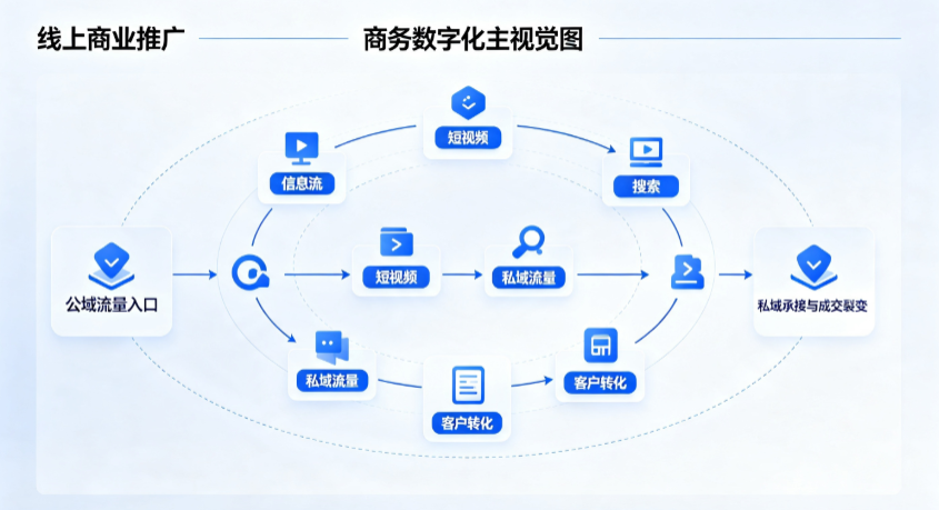 兴隆县线上商业推广怎么做？全域流量闭环搭建与低成本转化实战指南